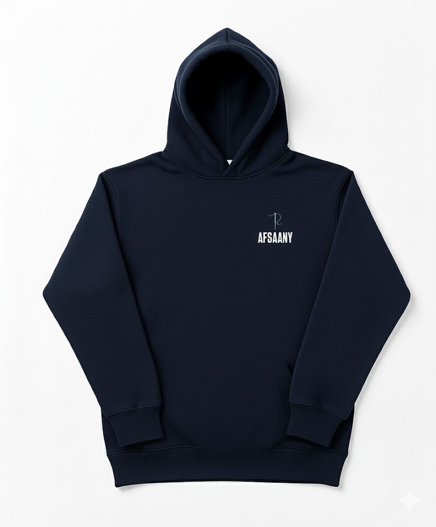 COSMIC VISION AFSAANY HOODIE Navy Blue