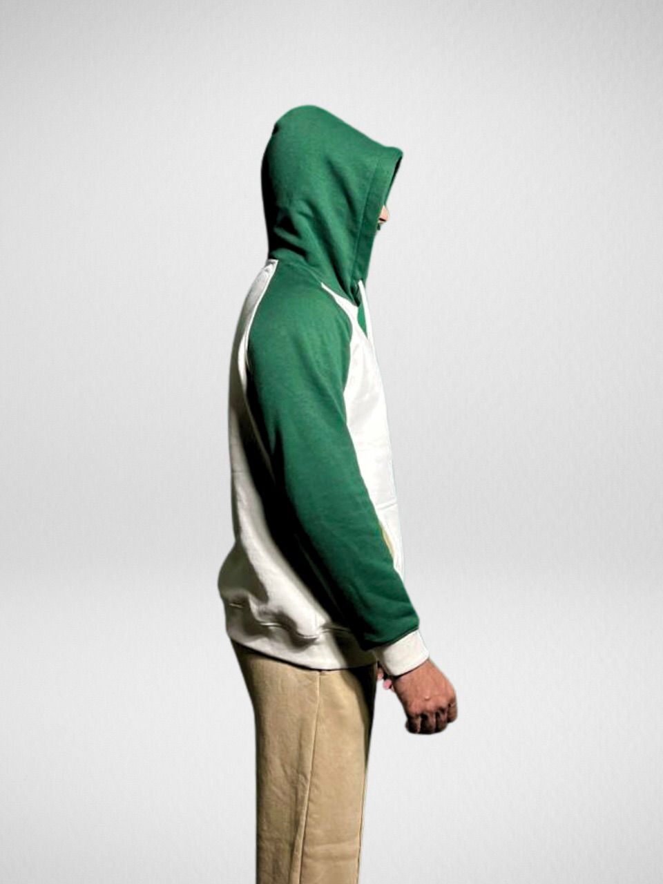 Green N Cream AFSAANY Print Oversized Hoodie